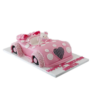 Hello Kitty Car Cake