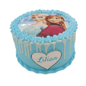 Frozen Princess Photo Cake