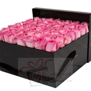 Pink flower box