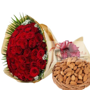 Bouquet with dry fruit