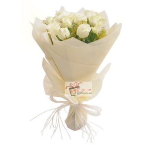 White gorgeous bouquet