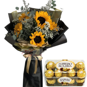 Sun flower bouquet