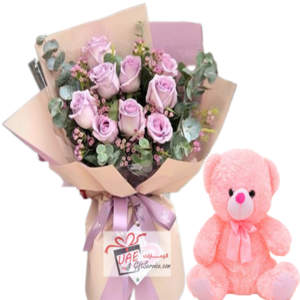 Light Pink flowers bouquet