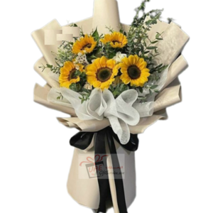 5 Sun flower bouquet