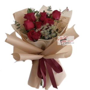 Red flower bouquet