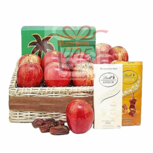 Fruit basket with dates and Lindt