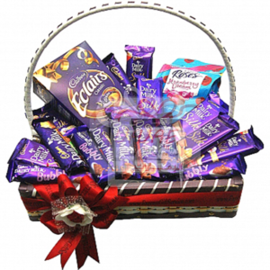 Dairy milk chocolate basket