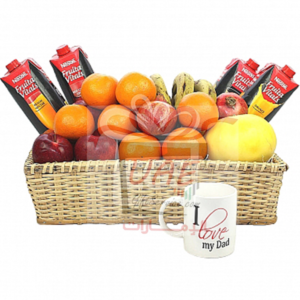 Fruit basket with fruita vitals