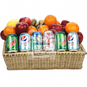 Fruit basket with tin