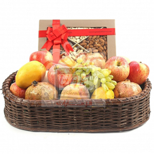 Fruit with dry fruit basket