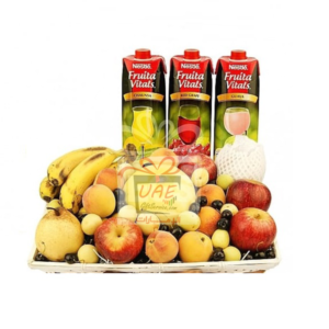 Fruit basket with fruita vitals